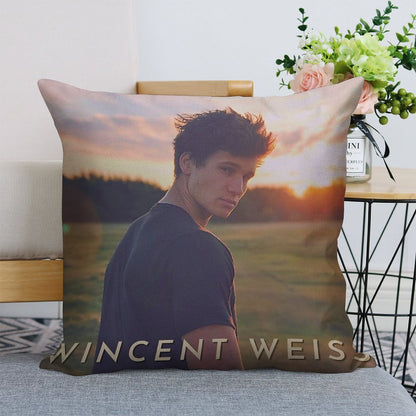 Wincent Weiss Vibes Linen Throw Pillow Cover