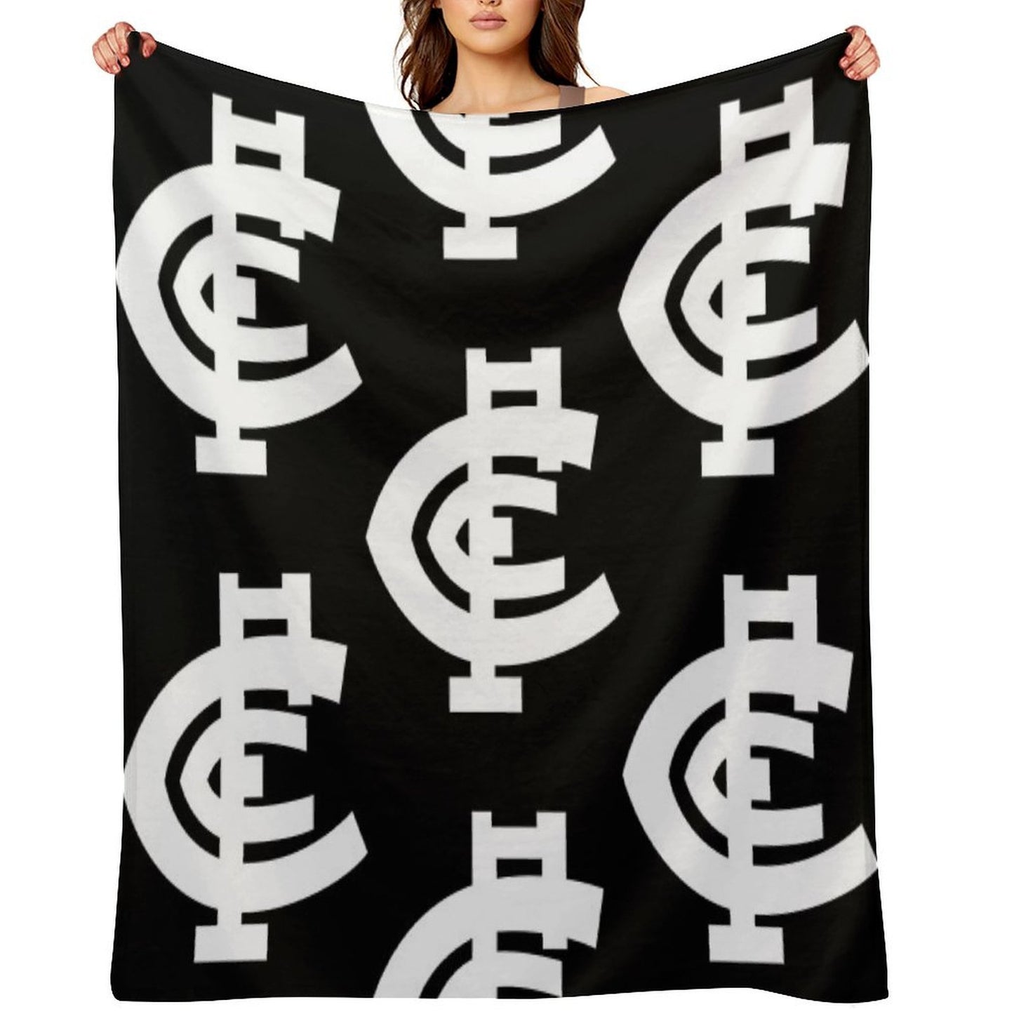 Carlton-logo Throw Blanket