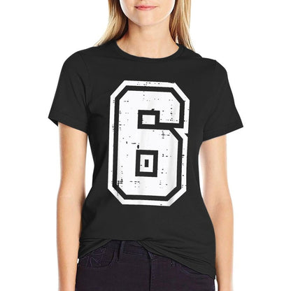 Number 6 Costume Halloween 67 Meme Men Women Kids Youthn  Rolled Sleeves T-Shirt