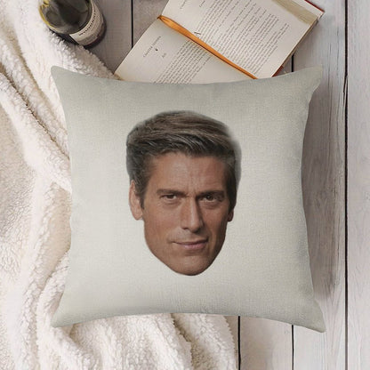 David Muirhead Linen Throw Pillow Cover