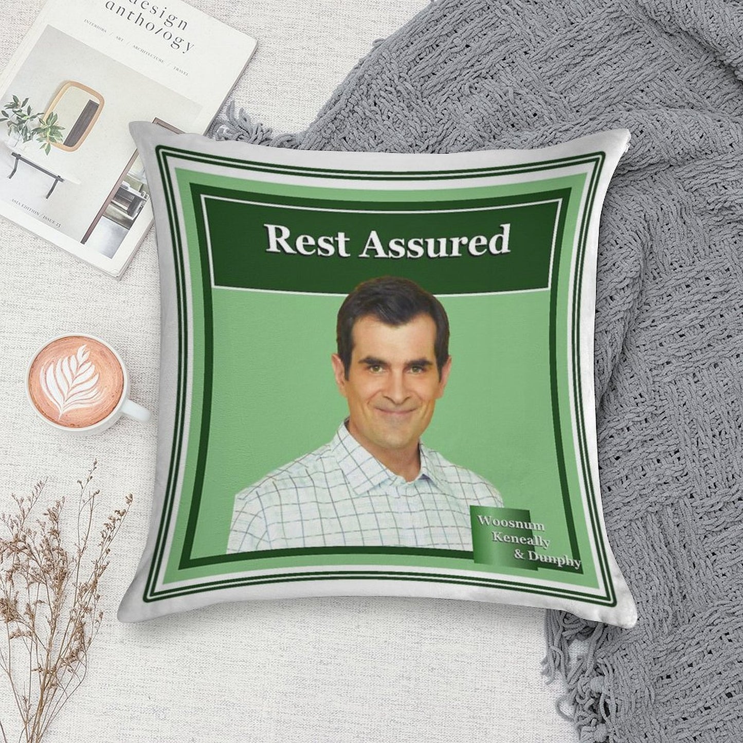 Phil Dunphy Rest Assured Soft Easy Maintenance Throw Pillow