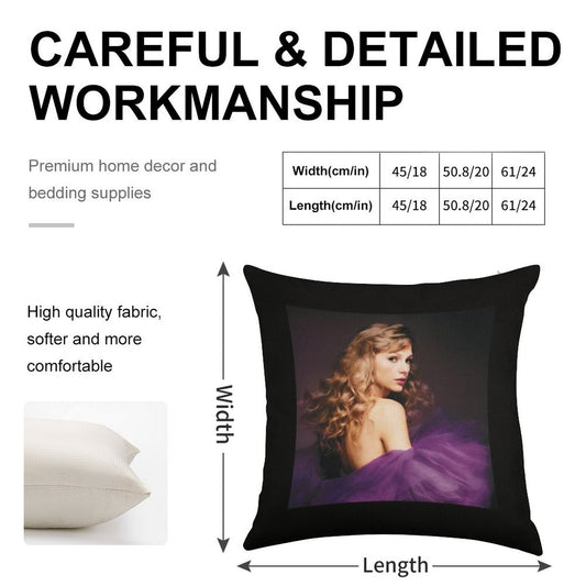 Speak Now Taylor Swift Linen Throw Pillow Cover