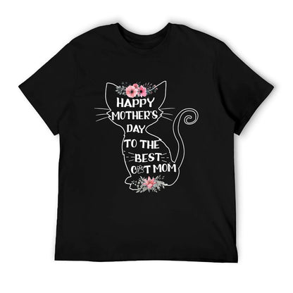 Happy Mother&#39;s Day To The Best Cat Mom Mothers Day Cat Lover T-Shirt