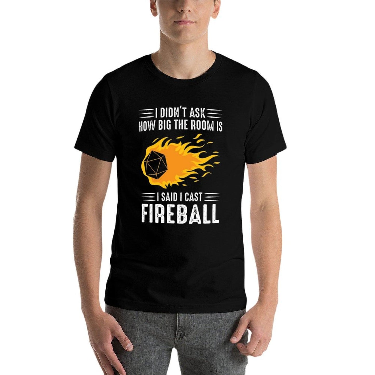 I Cast Fireball Wizard Sorcerer DM Gift TTRPG  Classic T-Shirt