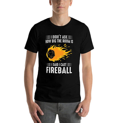 I Cast Fireball Wizard Sorcerer DM Gift TTRPG  Classic T-Shirt