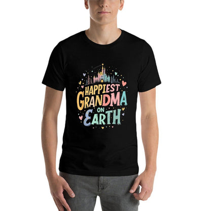 Happiest Grandma Best Grandmother On Earth, Matching Family  Odor-resistant T-Shirt