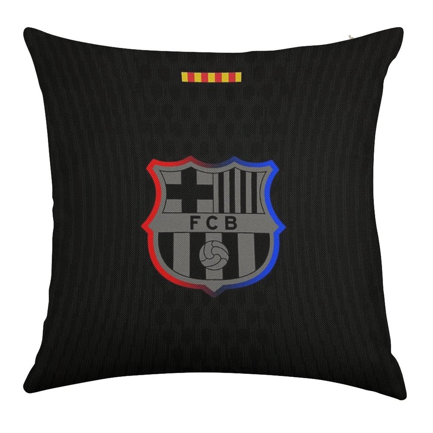 Barca Away 2024-25 Black Linen Throw Pillow Cover