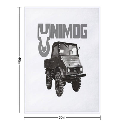 UNIMOG Oldschool Throw Blanket