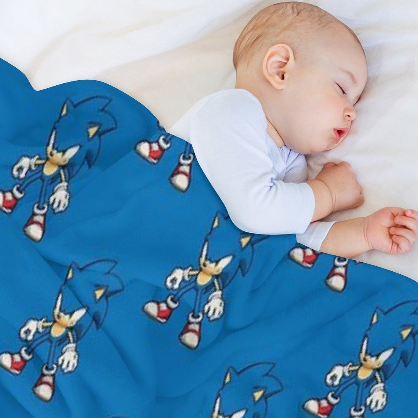 Sonic The Hedgehog Ready for Action Throw Blanket