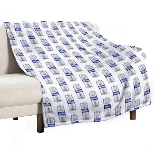 RESCHS PILSENER CAN Throw Blanket
