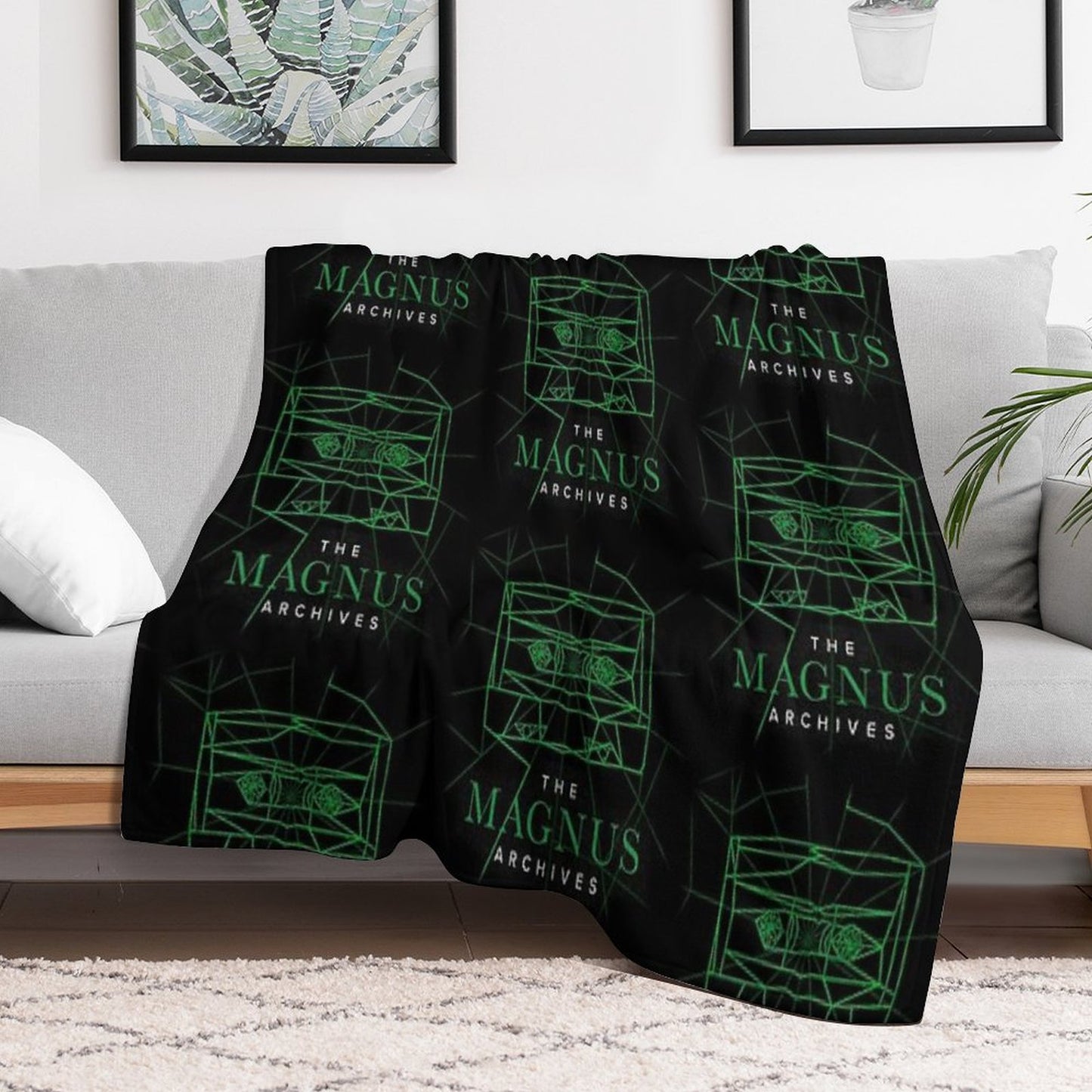 [Transparent] The Magnus Archives Logo (Season 5) Throw Blanket