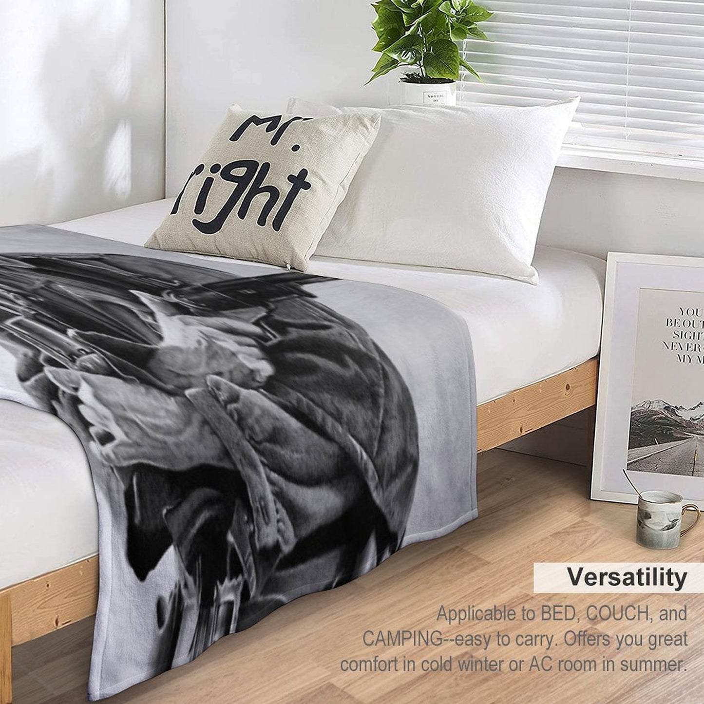 Clint Eastwood Josey Wales  Drawing Throw Blanket