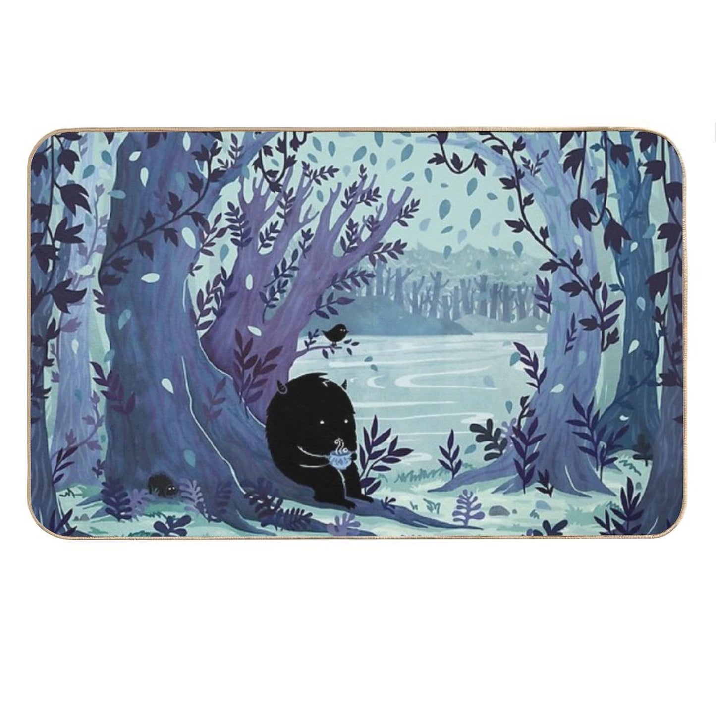 A Quiet Spot of Tea Bath Mat