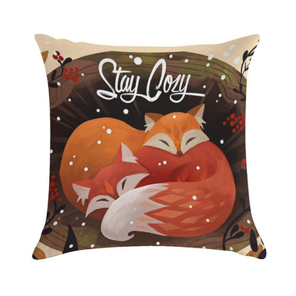 Stay Cozy Soft Hidden Zipper Throw Pillow