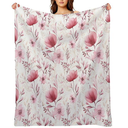 Floral Freshness Throw Blanket