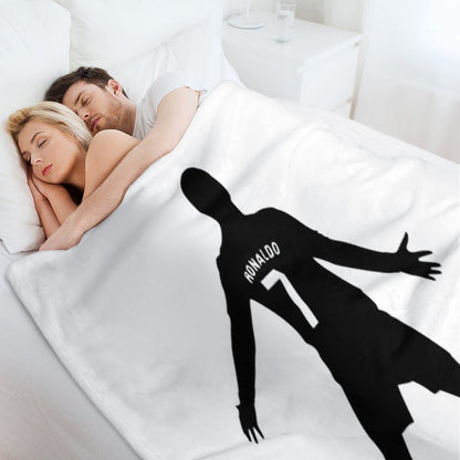 Christiano Ronaldo  CR7  Shadow Design Throw Blanket