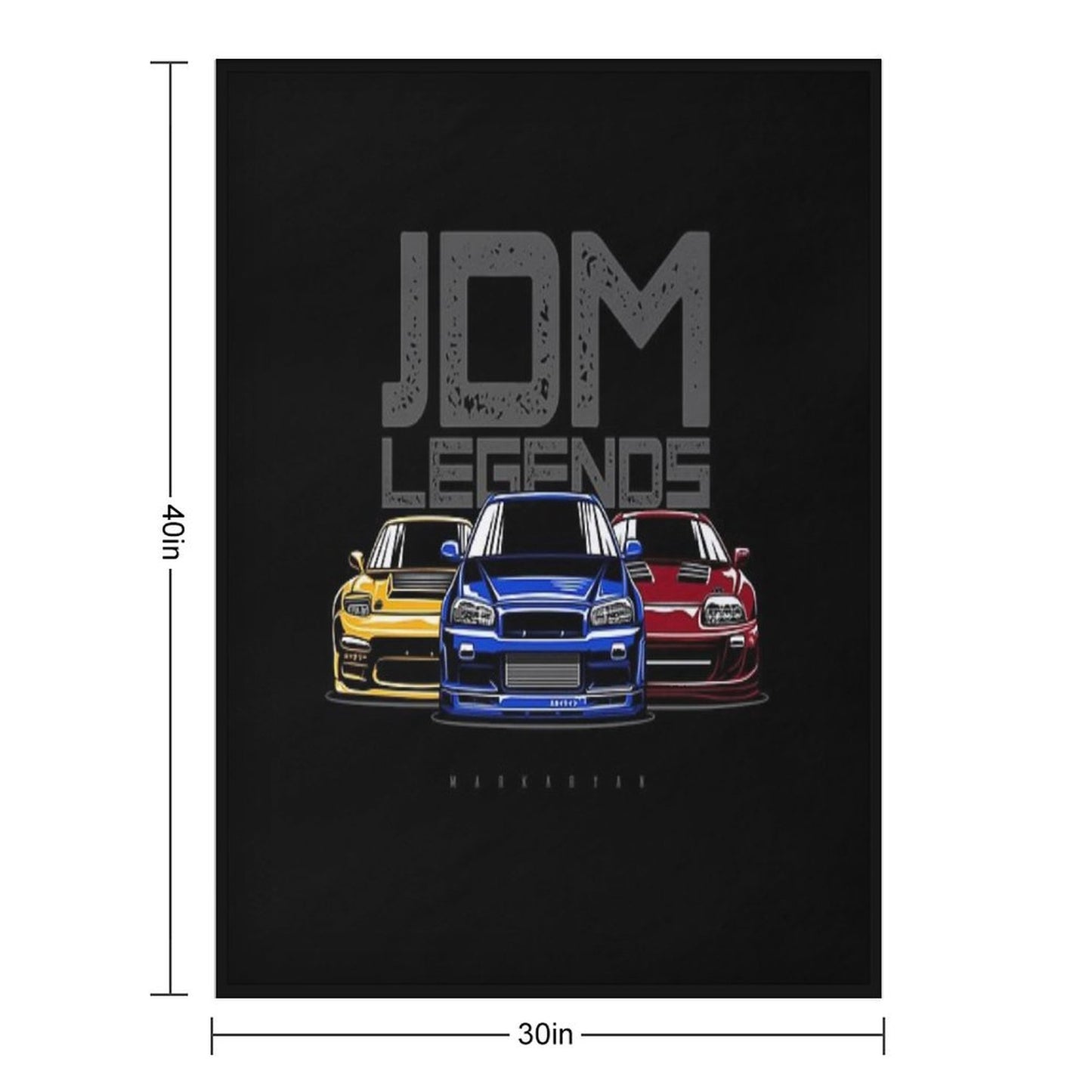 JDM Legend Throw Blanket