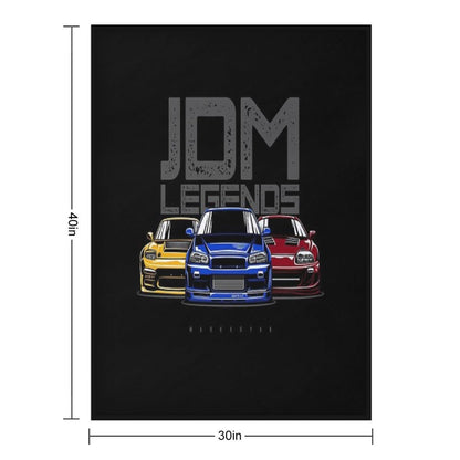 JDM Legend Throw Blanket