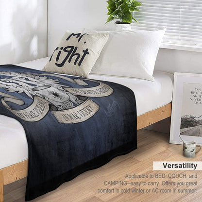 Dragon Age Grey Warden Motto Throw Blanket