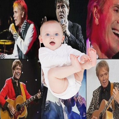 Cliff Richard Photo Collage Throw Blanket