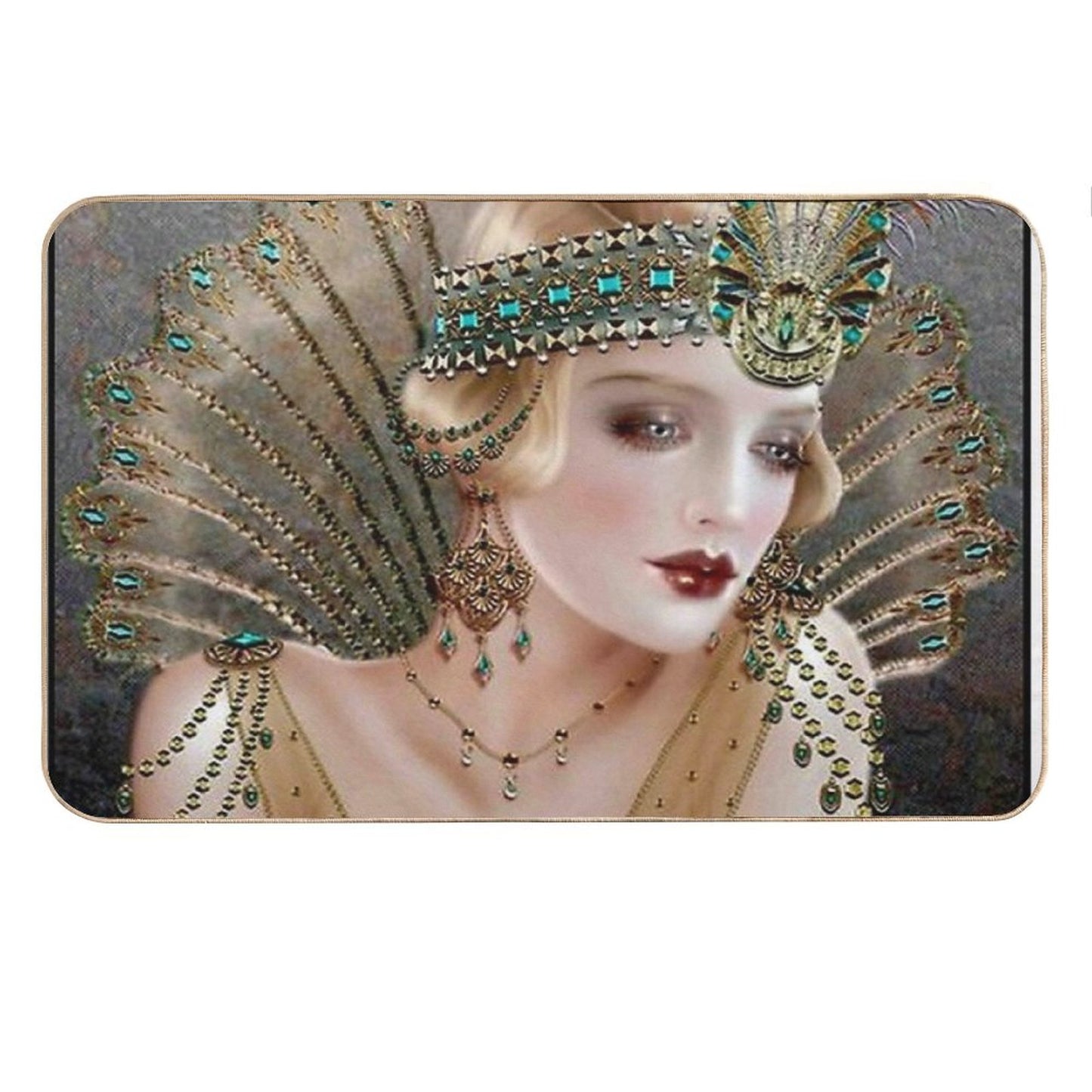 FLAPPER  Vintage 1929 Beautiful Fashion Magazine Advertising Print Bath Mat