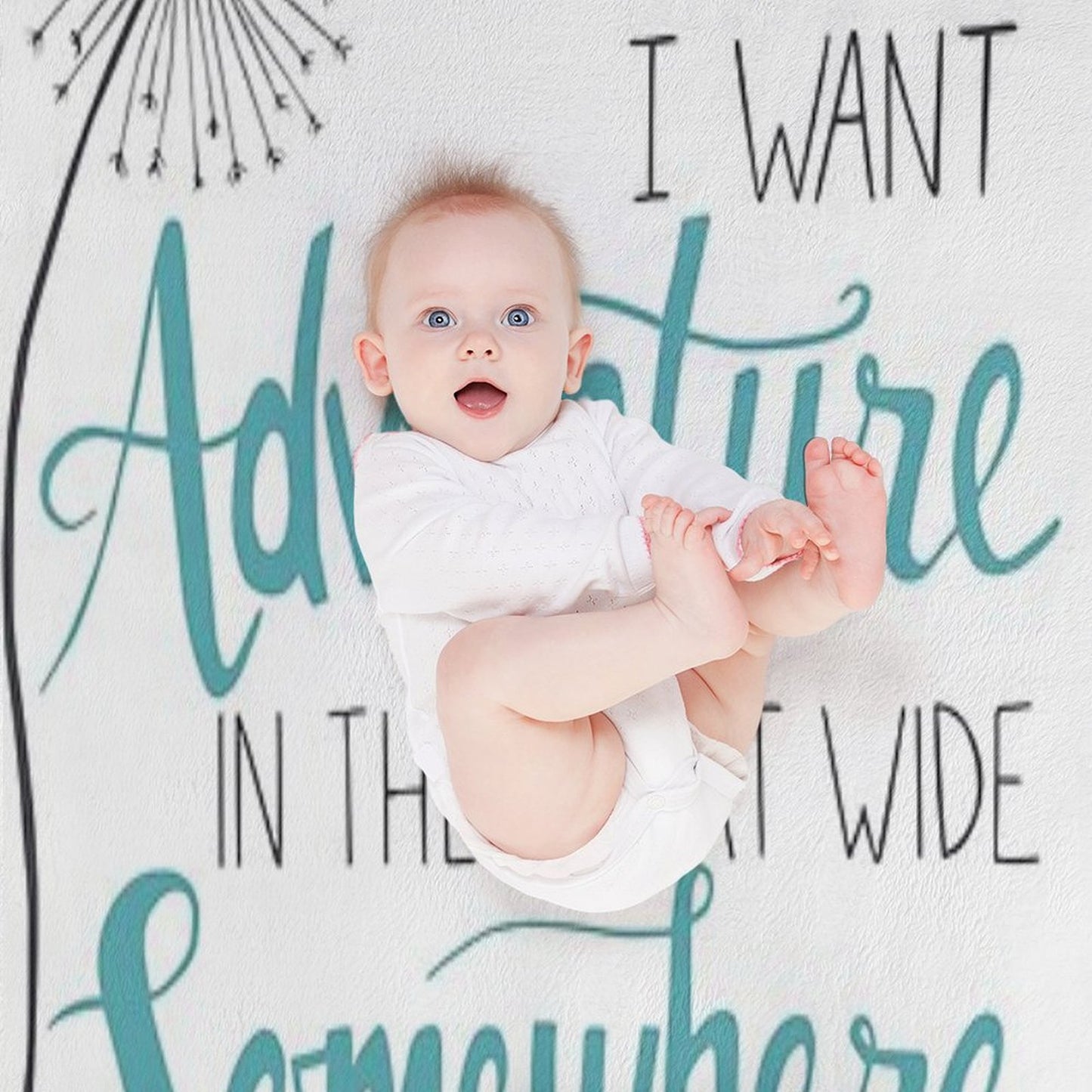 I Want Adventure Throw Blanket