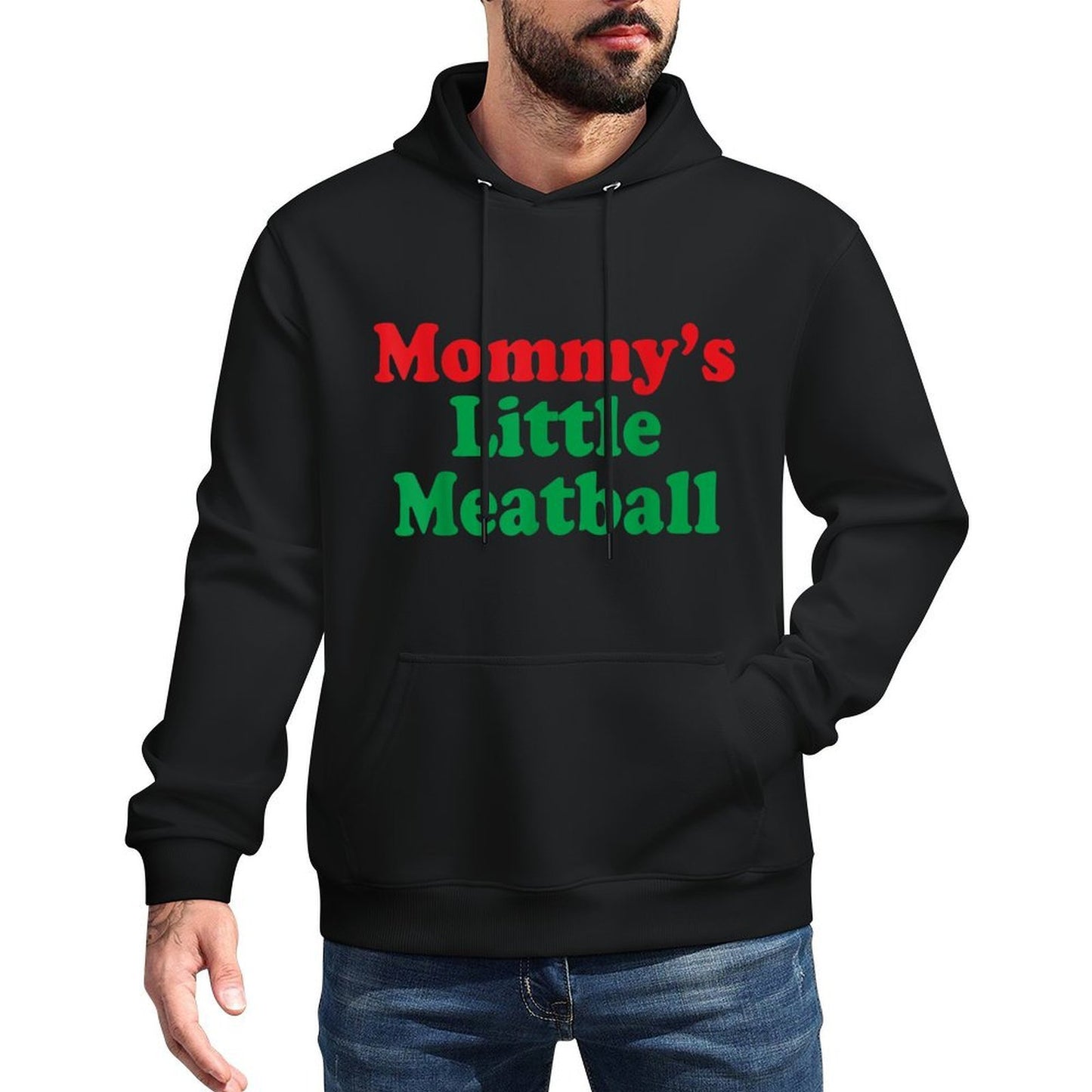 Mommys Little Meatball Italian Machine Washable Hoodie