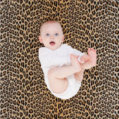 Trendy Leopard Print Aesthetic – Wild Animal Pattern Design Throw Blanket