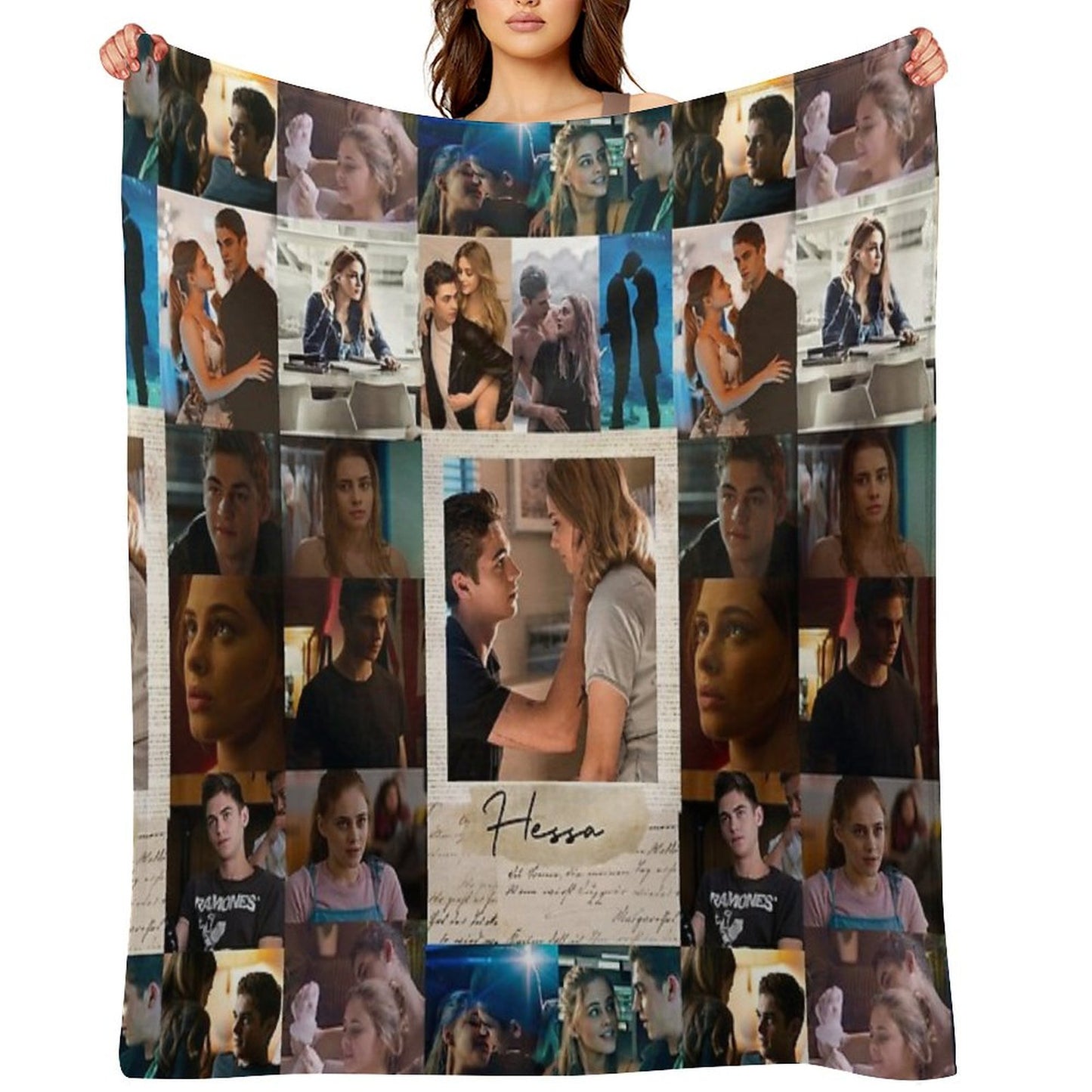 Hessa Collage Throw Blanket