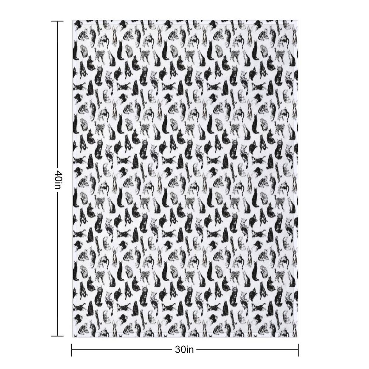 Kitty Kitty, Bang-bang! Throw Blanket