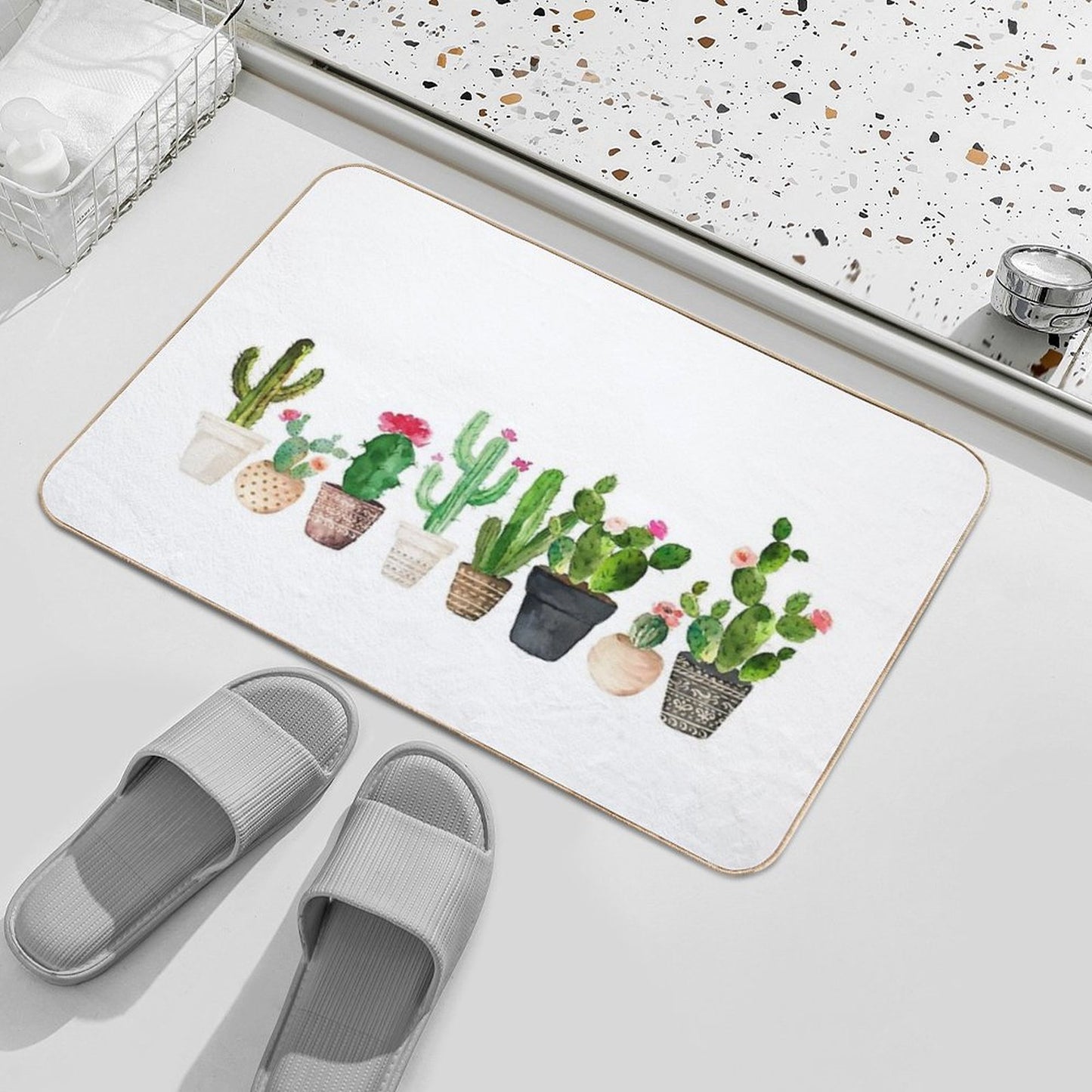 Cactus Bath Mat