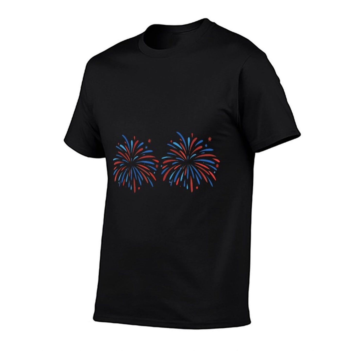 Funny Im Just Here For The Fireworks 4th Of July Couple  Lightweight T-Shirt