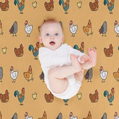 Chickens! Throw Blanket