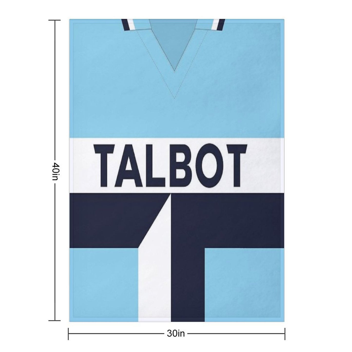 Coventry City Classic Kit 1981 - 1983 Throw Blanket