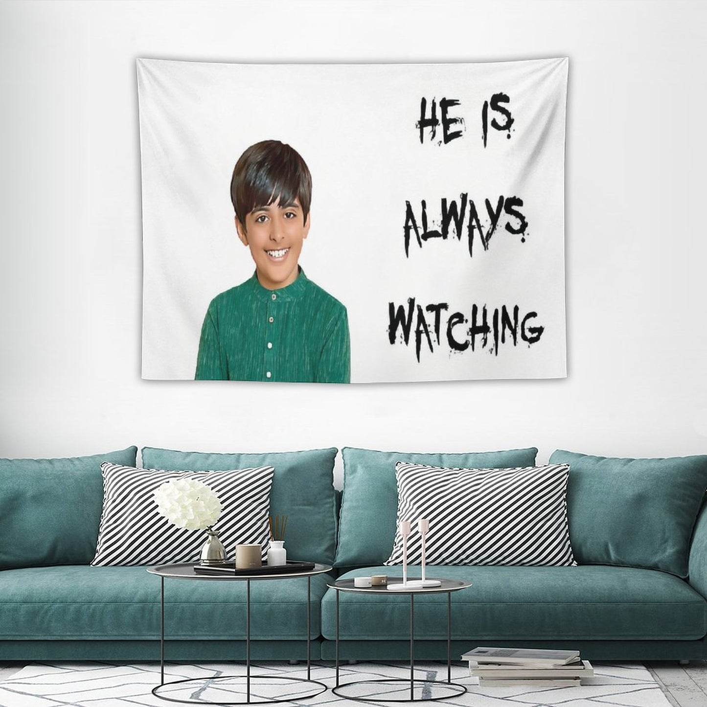 Ravi - He Is Always Watching Tapestry