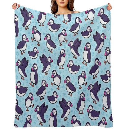 Tough Puffs Throw Blanket