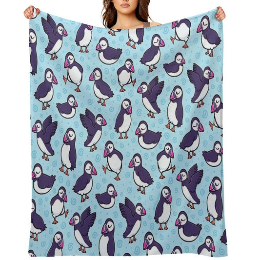 Tough Puffs Throw Blanket