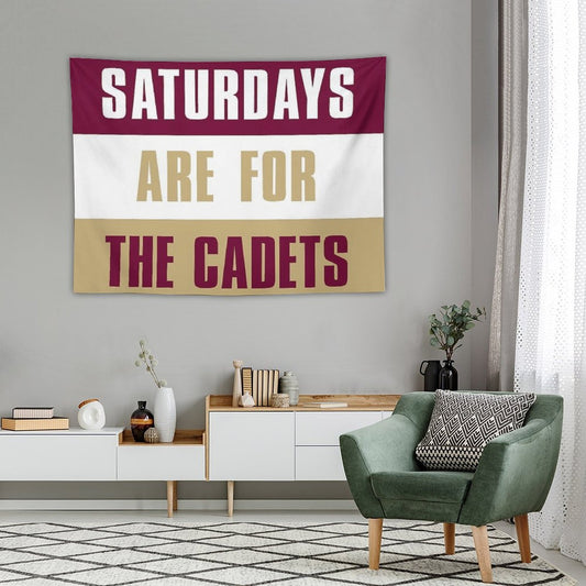 Saturdays Are for The Cadets, Norwich University  – The Military College of Vermont Tapestry