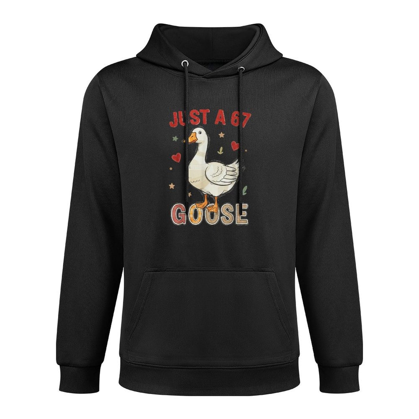 Just A 67 Goose Six Seven Funny Cool Duck Gen Z Slang Meme Breathable Fabric Hoodie