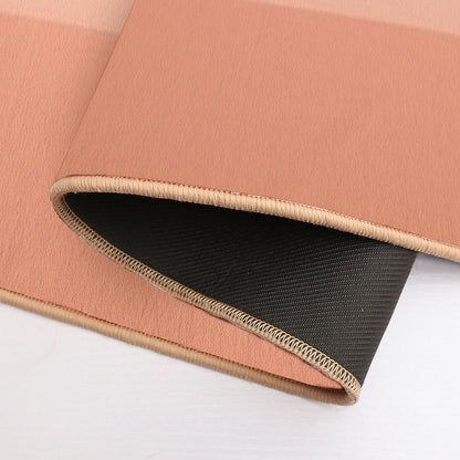 Peachy Ombre Dunes Bath Mat