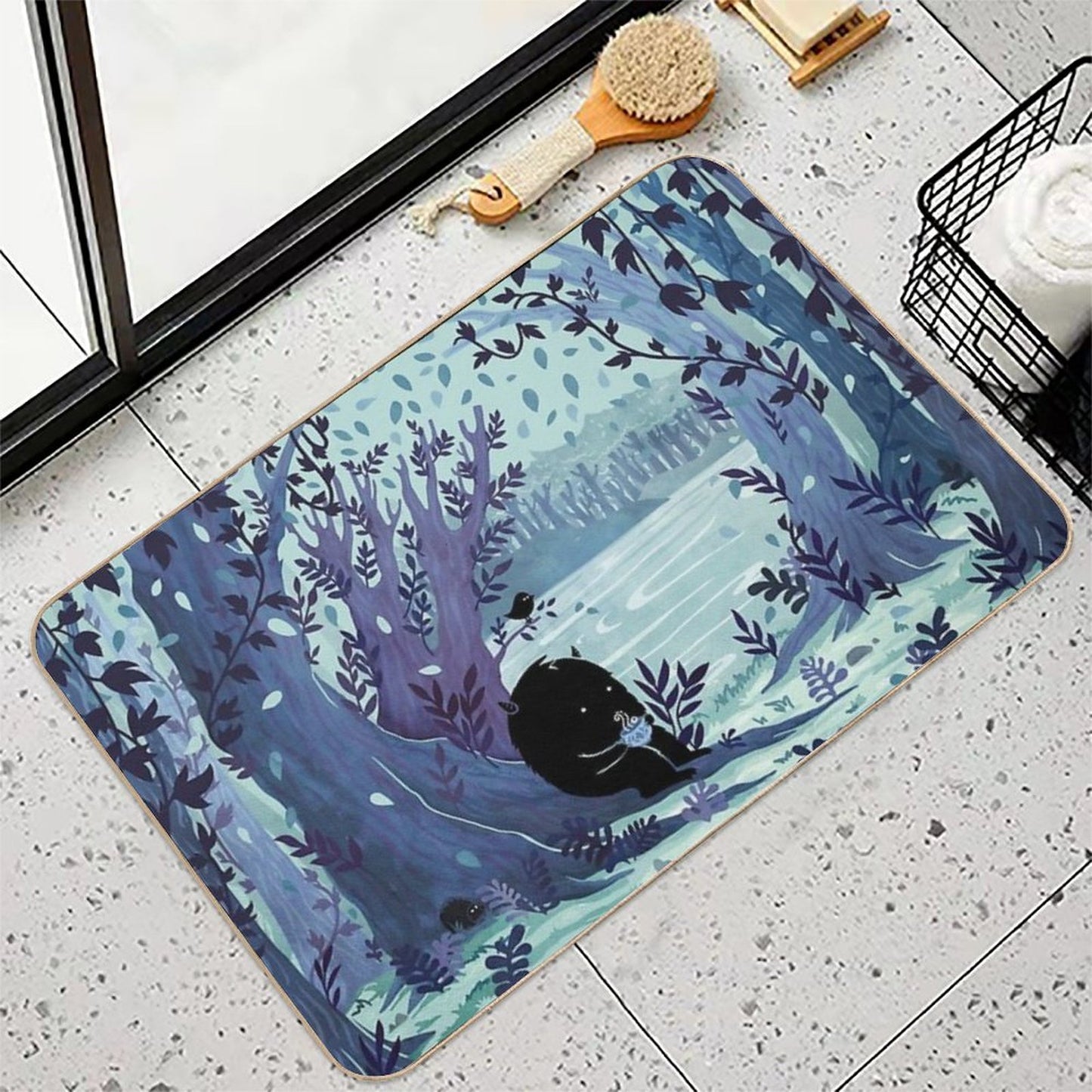 A Quiet Spot of Tea Bath Mat