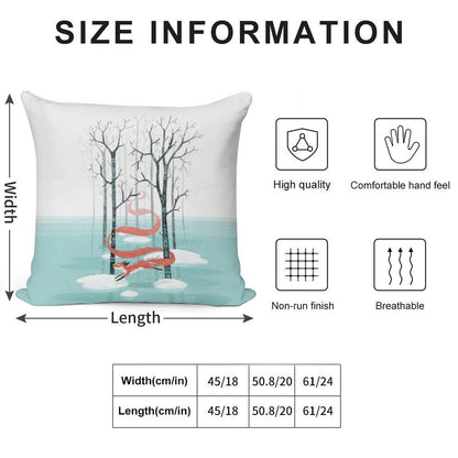 Forest Spirit Soft Washable Throw Pillow