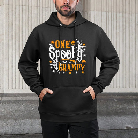 One Spooky Grampy Funny Halloween Spooky Grandpa All-Day Comfort Hoodie