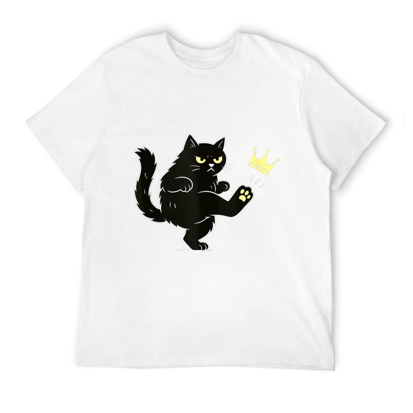 No Kings In America Funny Cat  Quick-drying T-Shirt