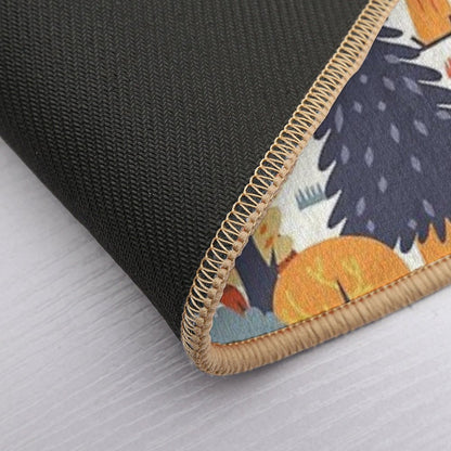 Woodland Animal Pattern for Kids Bath Mat