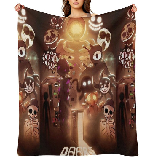 Roblox Doors,  All Team Throw Blanket
