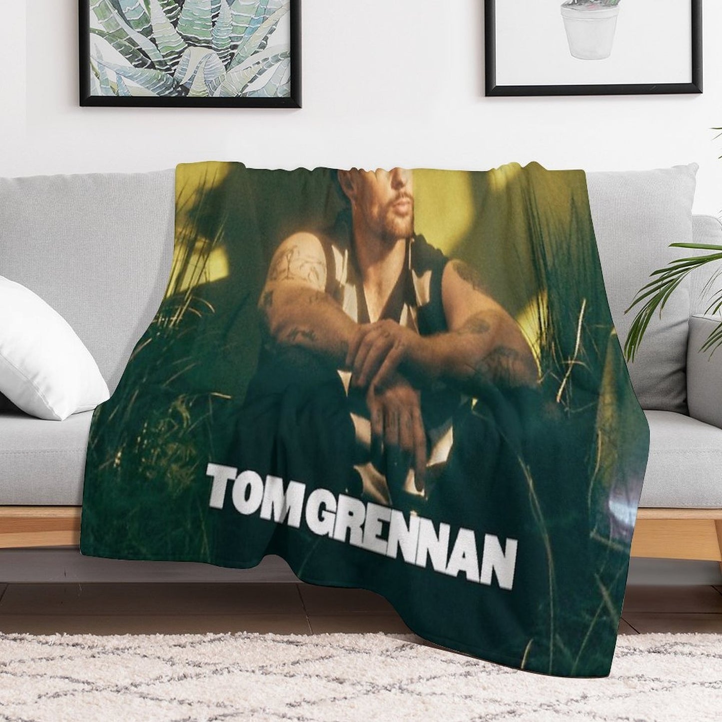 Tom Grenan Evening Summer Throw Blanket