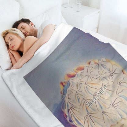 Lemon Meringue Dream Throw Blanket