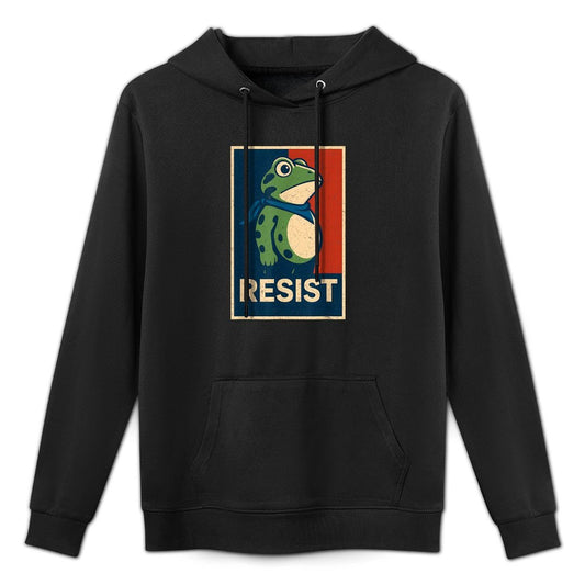 Portland Frog Protest for Men And Women Versatile Streetwear Hoodie