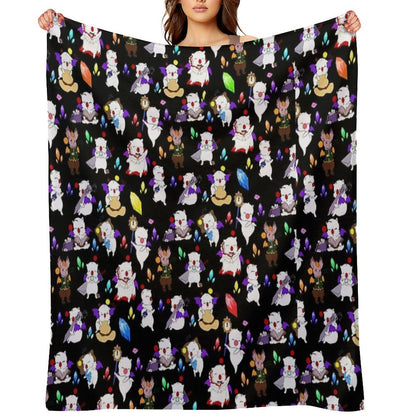 Final Fantasy Moogles Throw Blanket